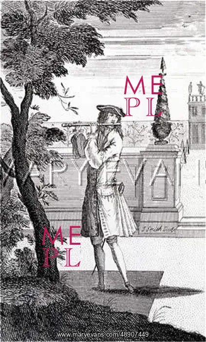  : FLAUTIST IN GARDEN