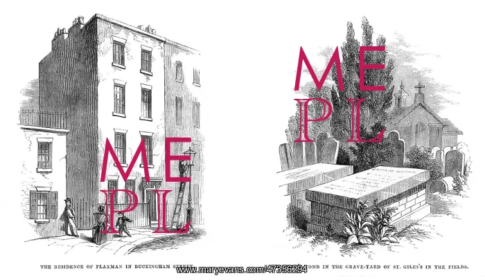 : FLAXMAN HOME AND GRAVE : FLAXMAN HOME AND GRAVE