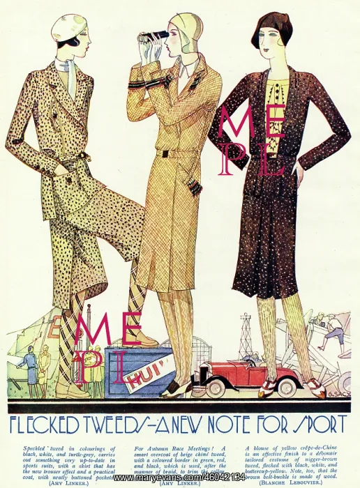 : Flecked tweed 1929 : Flecked tweed 1929