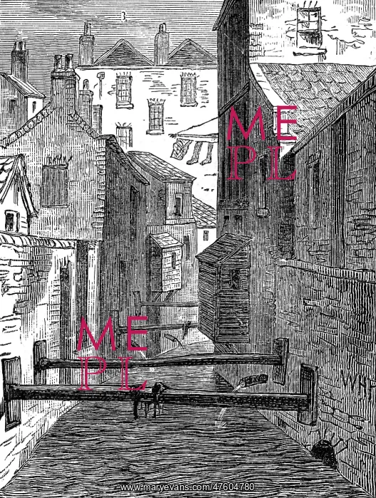 : The Fleet ditch, from the Red Lion : The Fleet ditch, from the Red Lion