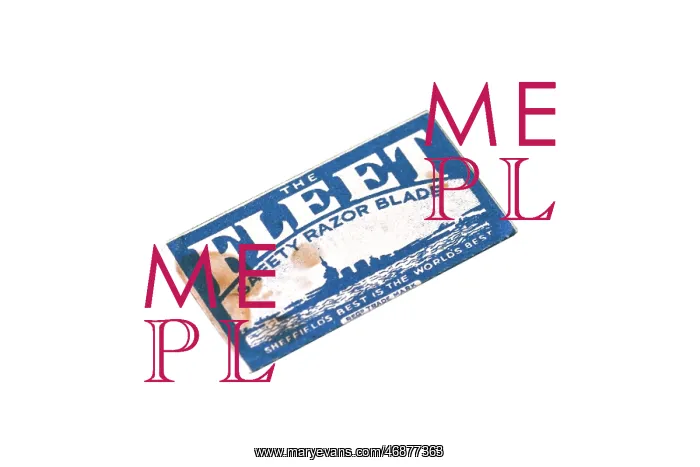 : Fleet Safety Razor blade and compass : Fleet Safety Razor blade and compass