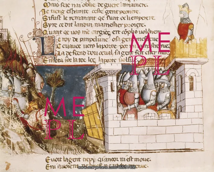 : Fleet sheltered in a castle with the drawbridge : Fleet sheltered in a castle with the drawbridge