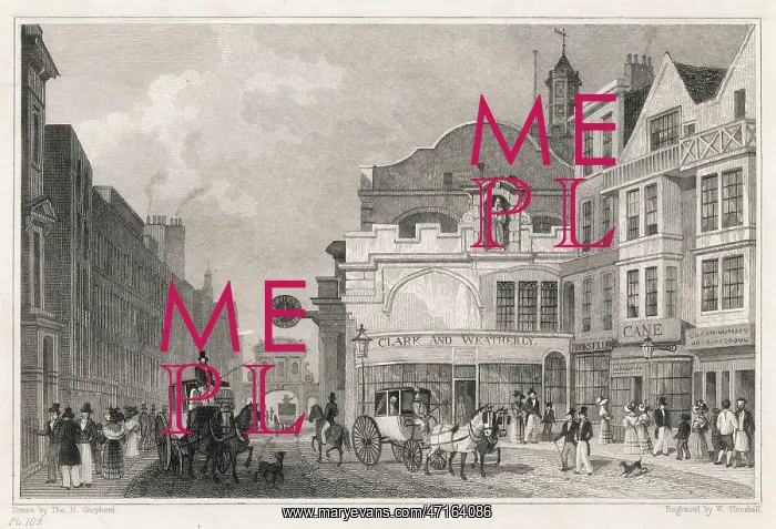  : FLEET ST / TEMPLE BAR 1831