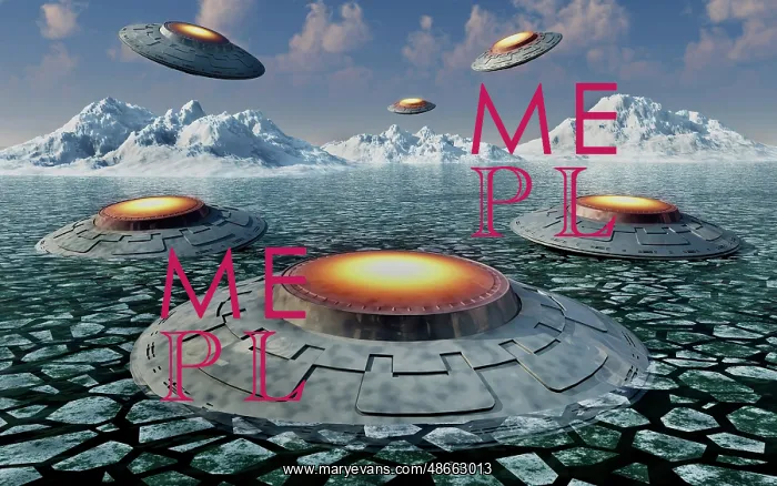 : A fleet of UFO's in the Antarctic : A fleet of UFO's in the Antarctic