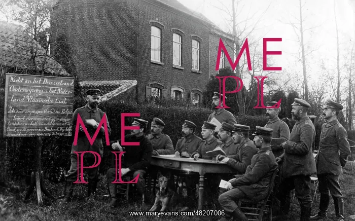 : Flemish lesson for the German landsturm, 1916 : Flemish lesson for the German landsturm, 1916