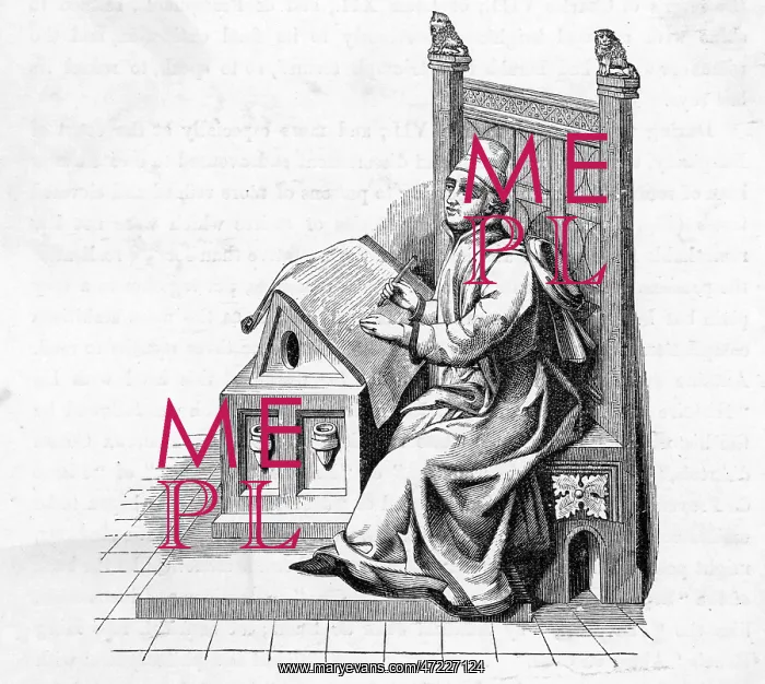  : FLEMISH MONK COPYING