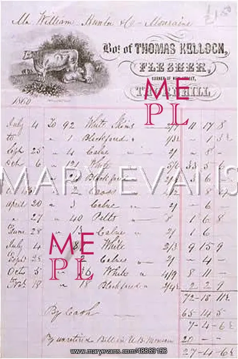  : FLESHER BILL 1860