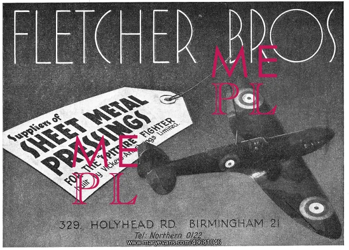 : Fletcher Bros: Holyhead Rd. Birmingham : Fletcher Bros: Holyhead Rd. Birmingham