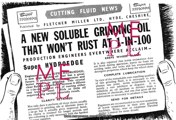: Fletcher Miller HYDROEDGE Soluble Grinding Oil : Fletcher Miller HYDROEDGE Soluble Grinding Oil