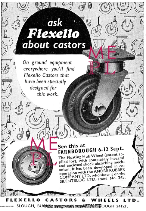 : Flexello Castors For Ground Equipment : Flexello Castors For Ground Equipment