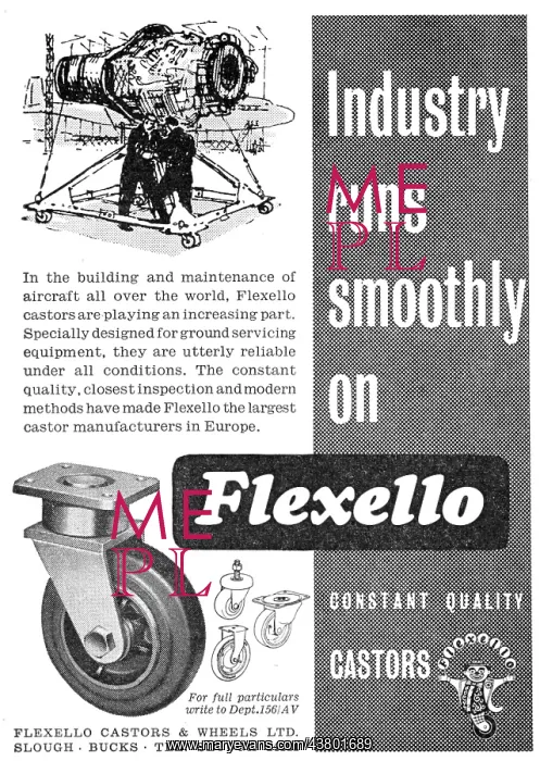 : Flexello Castors For Ground Equipment : Flexello Castors For Ground Equipment