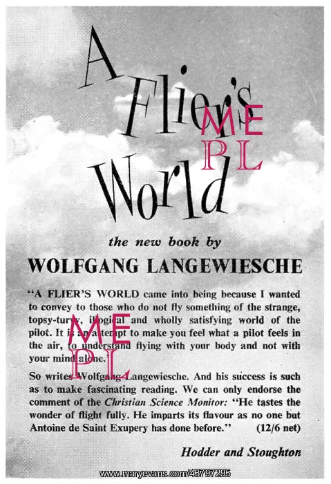 : A Fliers World By Wolfgang Langwiesche : A Fliers World By Wolfgang Langwiesche
