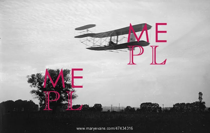 : Flight 41 Orville Wright of Wright Brothers flying : Flight 41 Orville Wright of Wright Brothers flying