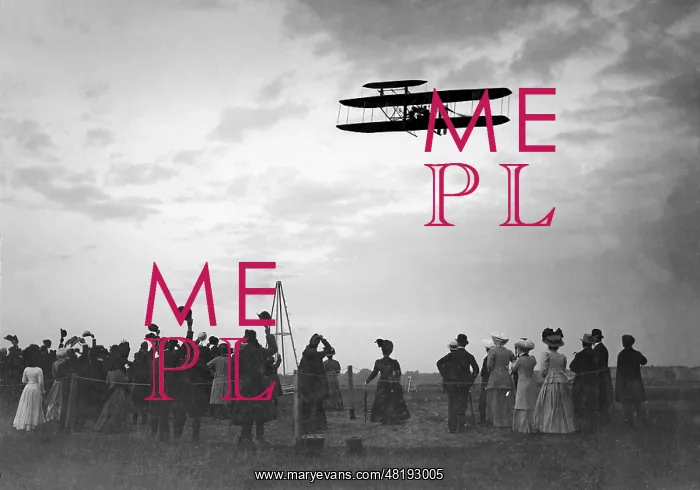: A flight demonstration of Orville Wright, Berlin 1909 : A flight demonstration of Orville Wright, Berlin 1909