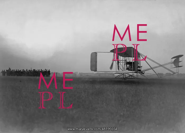 : Flight demonstration of Orville Wright in Berlin, 1909 : Flight demonstration of Orville Wright in Berlin, 1909