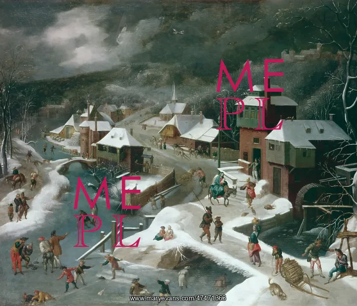 : The Flight Into Egypt ' snowscene : The Flight Into Egypt ' snowscene