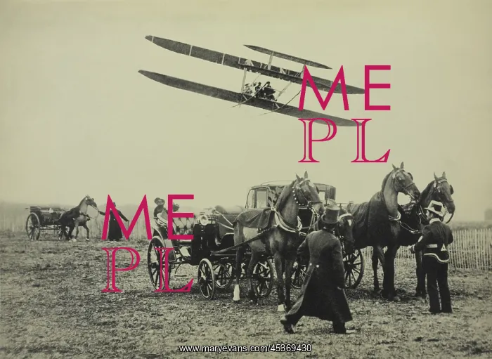: Flight of Wilbur Wright with his pupil Paul : Flight of Wilbur Wright with his pupil Paul