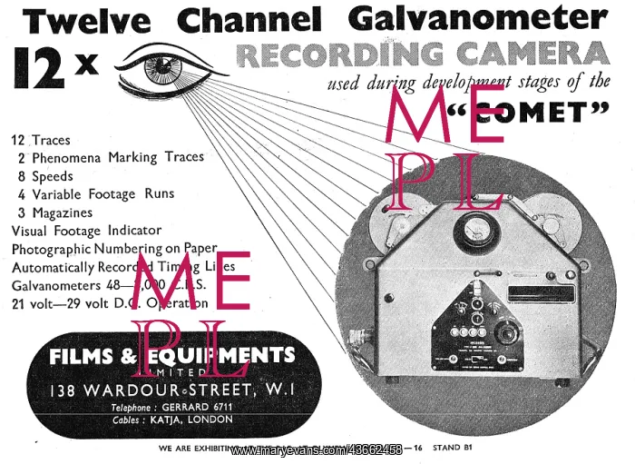 : Flims & Equipment Ltd - 12 Channel Recording Galvanometer : Flims & Equipment Ltd - 12 Channel Recording Galvanometer