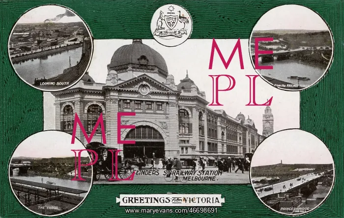: Flinders Street Railway Station, Melbourne, Australia : Flinders Street Railway Station, Melbourne, Australia