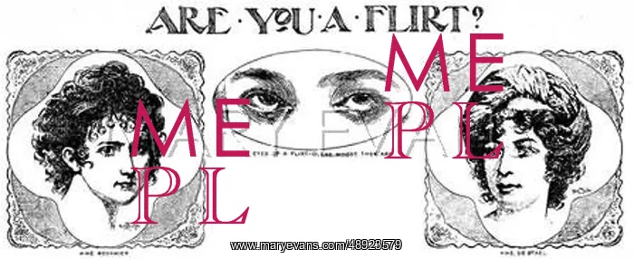  : Are You a Flirt?, 1898