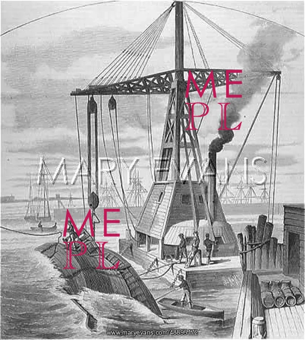 : FLOATING DERRICK 1880 : FLOATING DERRICK 1880