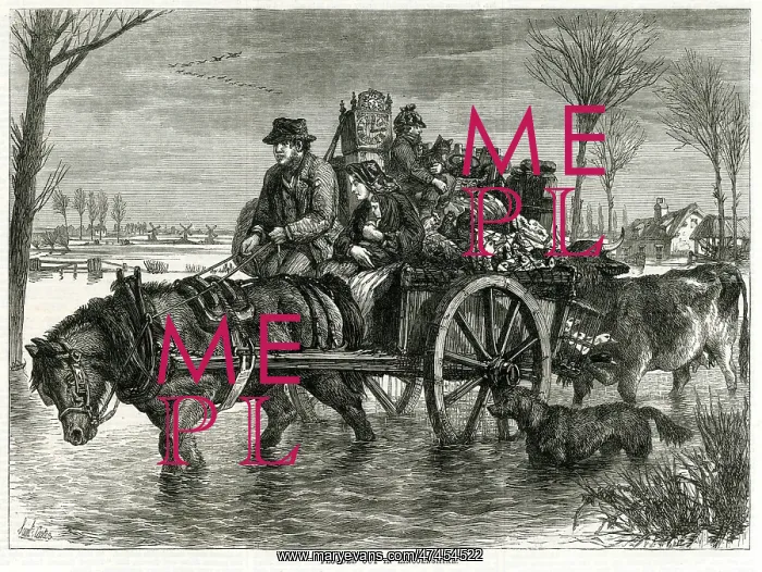 : Flooded out in Lincolnshire 1869 : Flooded out in Lincolnshire 1869