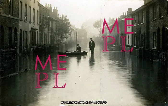  : Flooded Street, Thought to be Lowestoft, Suffolk
