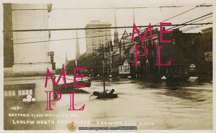 : Flooding in Dayton, Ohio, USA : Flooding in Dayton, Ohio, USA