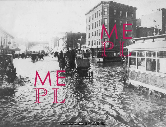 : Flooding in New York, 1906 : Flooding in New York, 1906