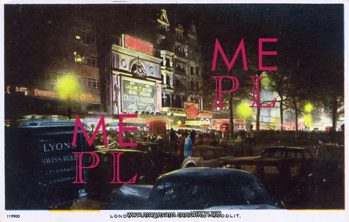  : Floodlit Leicester Square, Central London