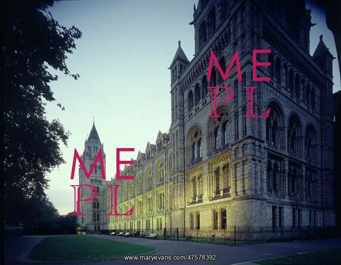 : Floodlit view of the Waterhouse Building : Floodlit view of the Waterhouse Building