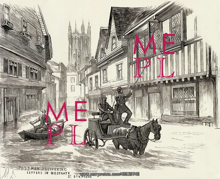 : Floods at Canterbury, 1882 : Floods at Canterbury, 1882