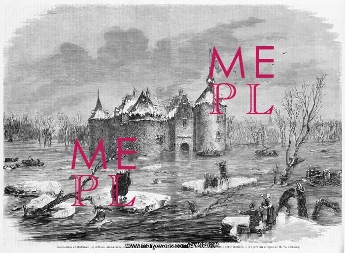 : FLOODS IN HOLLAND 1861 : FLOODS IN HOLLAND 1861