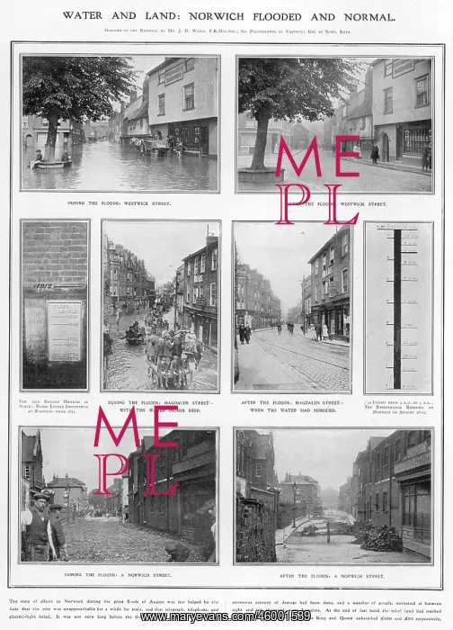 : Floods in Norwich 1912 : Floods in Norwich 1912