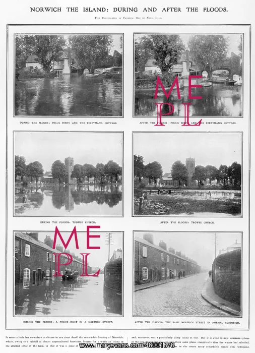 : Floods in Norwich 1912 : Floods in Norwich 1912