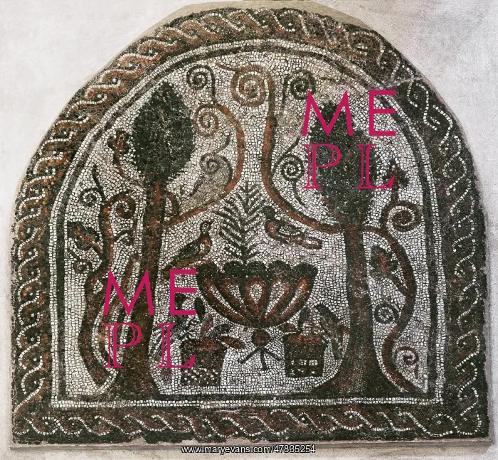 : Floor mosaic from the Basilica of St. Sophia : Floor mosaic from the Basilica of St. Sophia