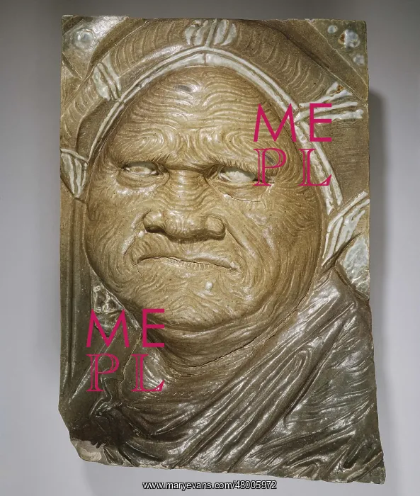 : Flooring : grotesque mask : Flooring : grotesque mask