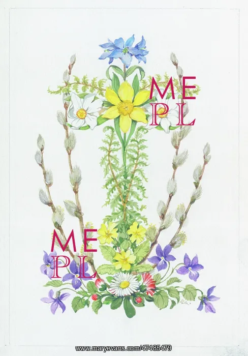  : Floral cross