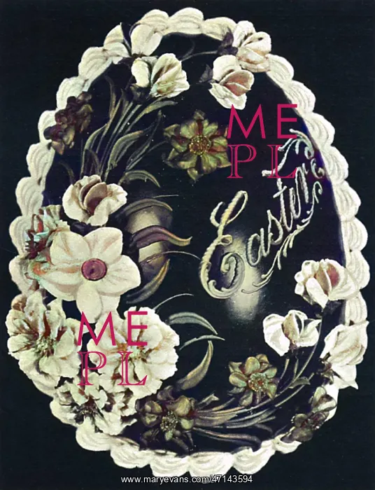  : Floral Design for Chocolate Easter Egg