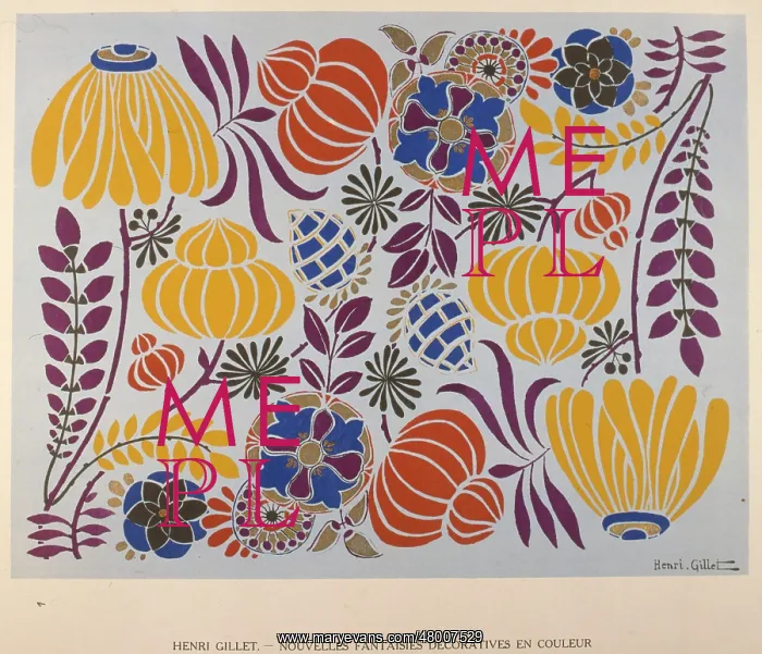 : Floral design by Henri Gillet : Floral design by Henri Gillet
