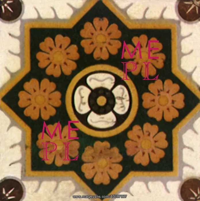  : Floral Tile Design