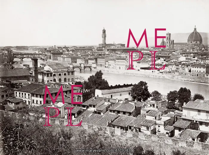 : Florence, Firenze, across the River Arno, Italy : Florence, Firenze, across the River Arno, Italy