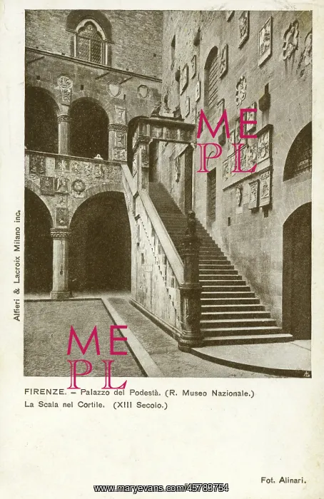 : Florence, Italy - Bargello - the Stairs : Florence, Italy - Bargello - the Stairs