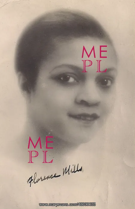 : Florence Mills signed photograph : Florence Mills signed photograph