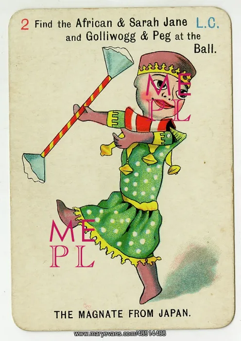 : Florence Upton playing cards - Magnate from Japan : Florence Upton playing cards - Magnate from Japan
