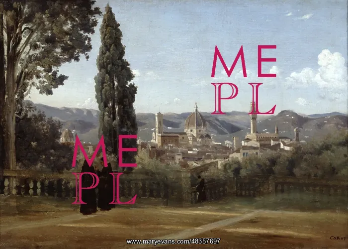 : Florence. View from the Boboli Gardens after : Florence. View from the Boboli Gardens after