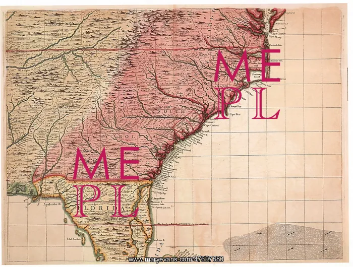 : Florida and Southeast, 1733 : Florida and Southeast, 1733