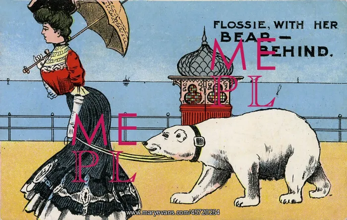 : Flossie and her Bear behind : Flossie and her Bear behind