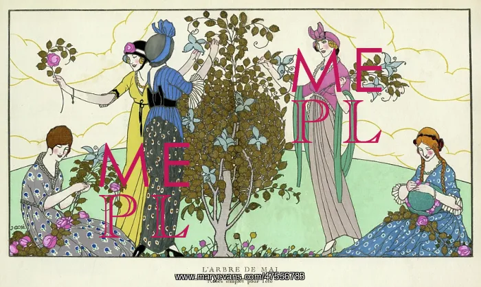 : Flower arranging 1914 : Flower arranging 1914