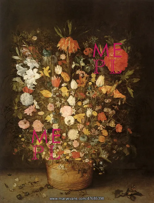  : Flower Piece, by Brueghel